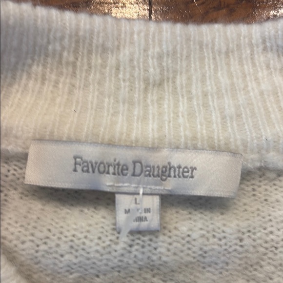 Favorite Daughter Cream Button-Up Cardigan - Picture 2 of 7
